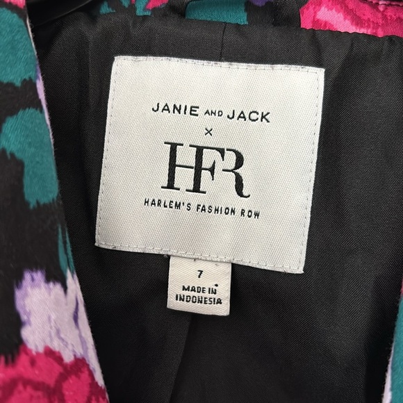 Janie and Jack x Harlem Fashion Row Children’s Collection Floral 2-Piece Size 7 - Picture 4 of 9